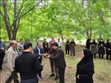 شرکت دسته جمعی کارکنان مرکز امام رضا(ع) در برنامه پیاده‌روی صبحگاهی