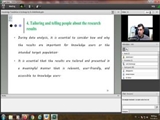 Holding a Webinar of “Knowledge Translation” 