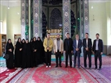 مدیر شبکه بهداشت ودرمان به همراه  معاونین درمان وبهداشت ،   رئیس بنیاد شهید وامور ایثارگران ، جمعی از پرسنل  و مدیر هیات مدیره نظام پرستاری شهرستان  و مدیر اداره پرستاری بیمارستان به مناسبت سالروز ولا