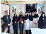بازدید معاون بهداشتی شبکه بهداشت و درمان اهر از مرکز مشاوره حین ازدواج به مناسبت هفته ملی جمعیت