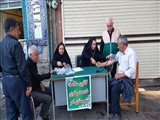 🩺برپایی ایستگاه پایش سلامت توسط خادمیاران کانون تخصصی سلامت در سالروز شهادت امام رضا (ع)