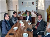 دیدار مدیر و کارکنان شبکه بهداشت و درمان اهر با رئیس اداره ورزش و جوانان شهرستان اهر